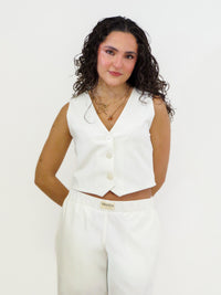 Chaleco Olivia Marfil