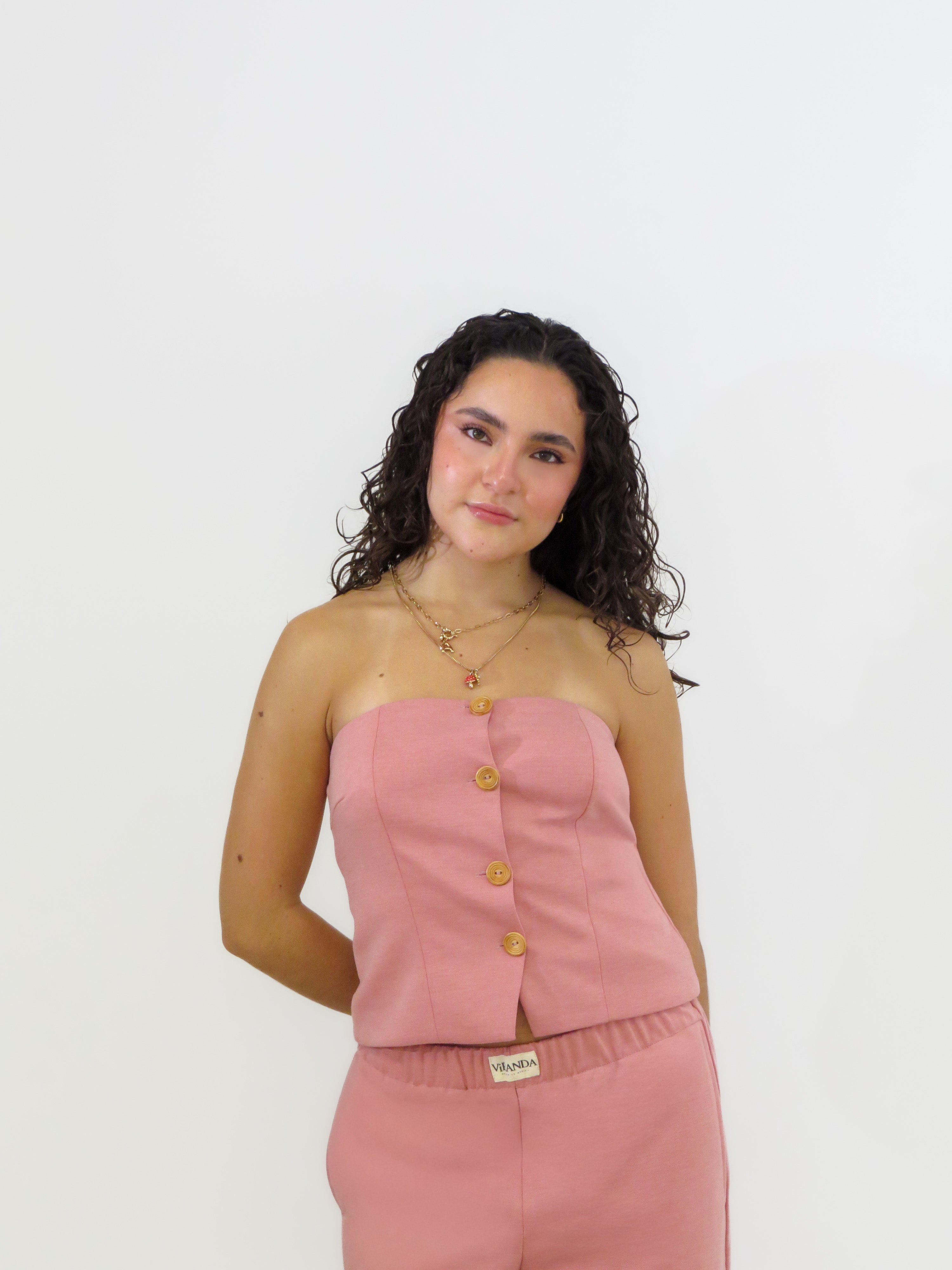 Strapless Lía Rosa
